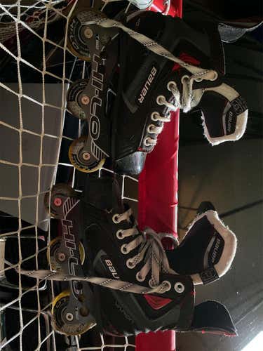 Youth Bauer X40R Regular Width Size 13 Inline Skates