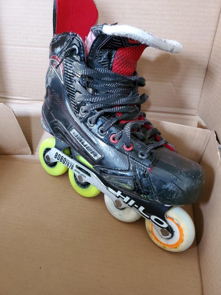 Used (w/ an issue) Senior Bauer Vapor XR600 Inline Skates Regular Width Size 7.5