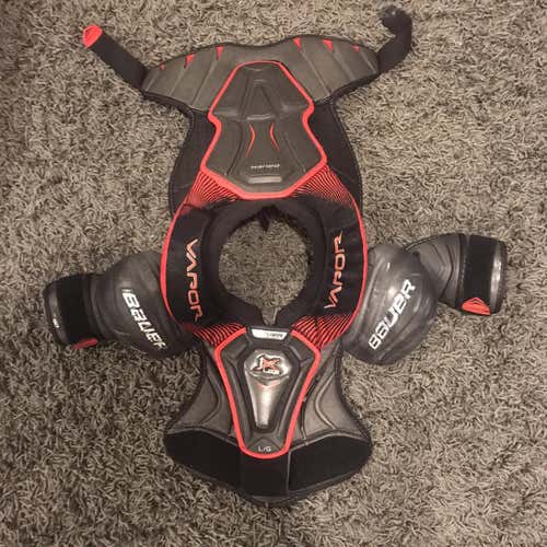 Bauer Vapor 1x Lite Shoulder + Shin Pads (Junior Lg/ 13”)