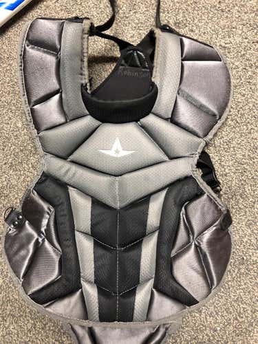 Black Used All Star System 7 Catcher's Chest Protector
