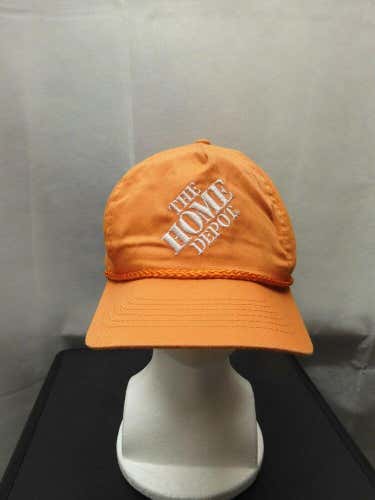Vintage Home Depot Snapback Hat Orange