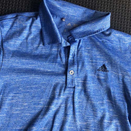 Blue Men's Small Adidas Golf Polo Shirt