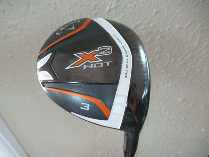 CALLAWAY X2 HOT FAIRWAY WOOD # 3 15* ALDILA TOUR ATX 60g REGULAR FLEX HC INCL