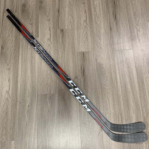 2 Pack - New CCM JetSpeed FT2 WASHINGTON CAPITALS Hockey Stick Pro Stock