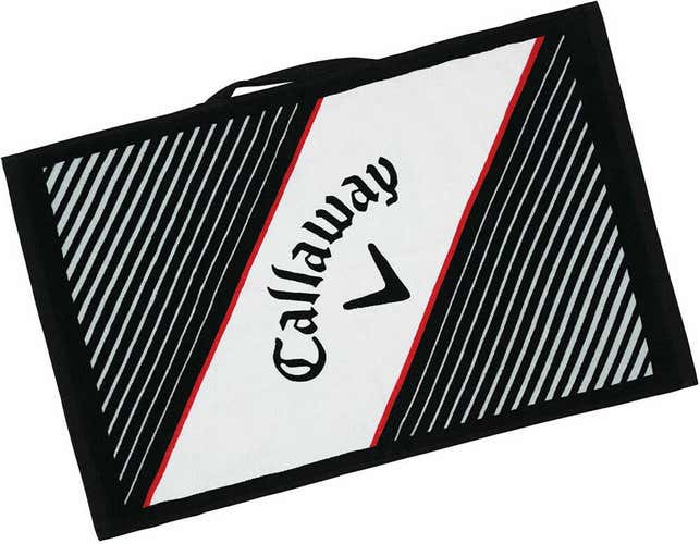 Callaway Cotton Cart Towel 2017 (White, 16"x24") Golf NEW