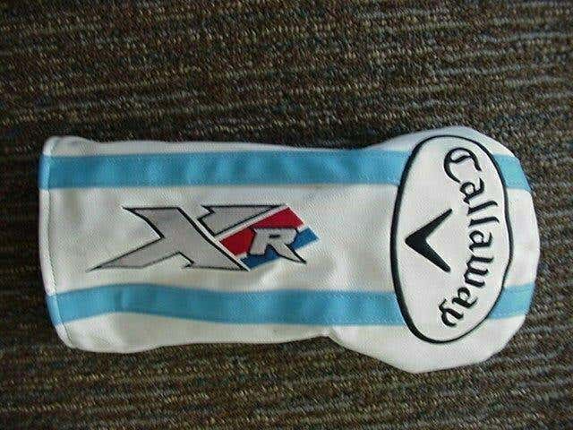 EXCELL CALLAWAY XR DRIVER LEATHER GOLF HEAD COVER NEAR PERFECT   LS 08