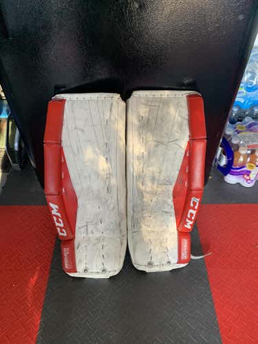 Red Used 26" CCM Premier R1.5 Goalie Leg Pads