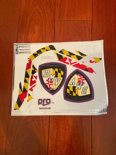 New ProAthletics Helmet Decals - Team DMV (Delaware, Maryland, Virginia)