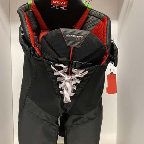 Black New Small CCM JetSpeed FT1  Hockey Pants