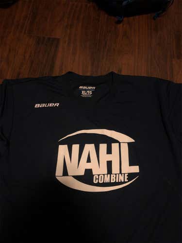 Blue Men's XL Bauer Pro Stock Jersey