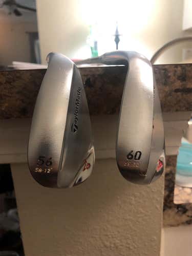 Used Right Handed Milled Grind Satin Chrome Wedge Flex Steel Shaft Wedge