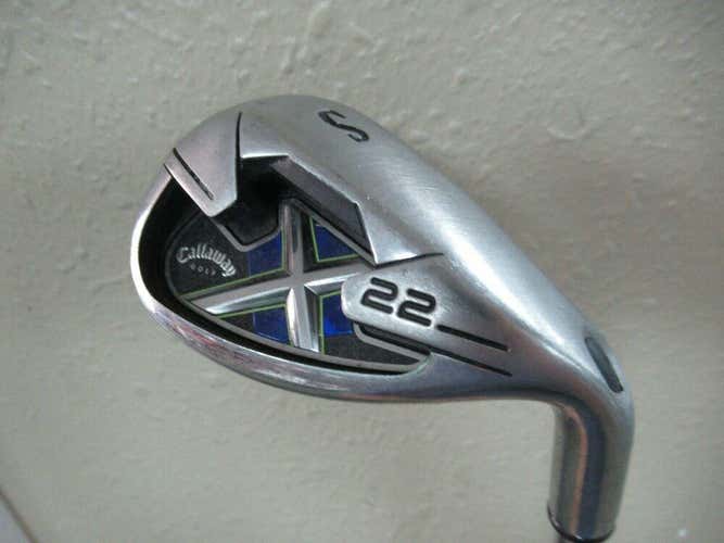 CALLAWAY X-22 SAND WEDGE FACTORY STEEL R300 REGULAR FLEX STEEL NEW GRIP