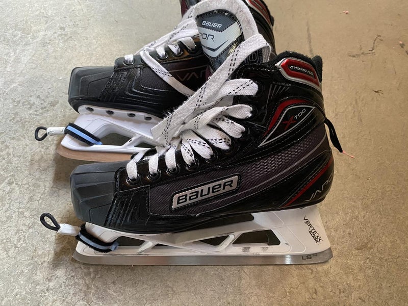 Senior Used Bauer Vapor x700 Goalie Skates Size 6EE