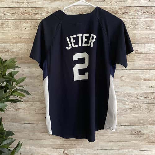 New York Yankees Derek Jeter Youth Baseball Jersey