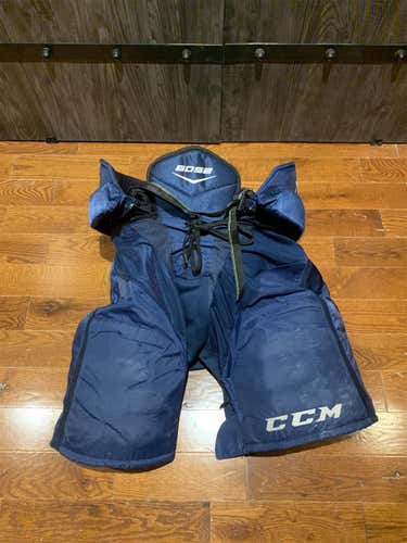 Blue Senior Used Large CCM Tacks 6052 Hockey Pants