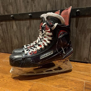 Senior Used Bauer Vapor 1X Hockey Skates Regular Width Pro Stock Size 8.5