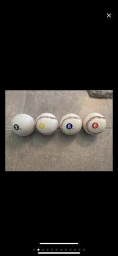 Used Weighted Baseball Set