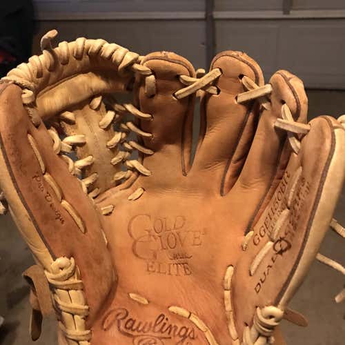 Brown Used Infield Gold Glove Elite 11.5" Baseball Glove