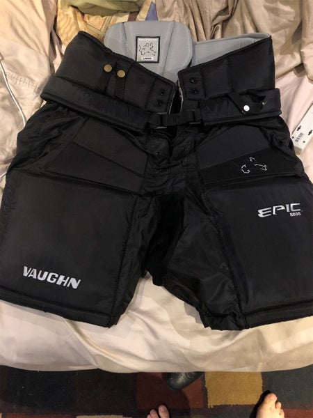 New Black Senior Large Vaughn Epic 8606 Goalie Pants