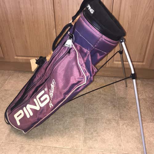 Vintage Ping L8 Purple Stand Golf Bag