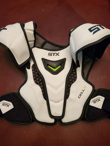 Used Extra Large STX Cell IV Shoulder Pads