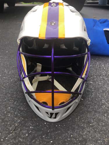 White Used Player's Warrior Evo Helmet