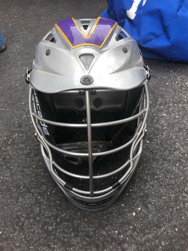 Gray Used Player's Cascade CPX-R Helmet
