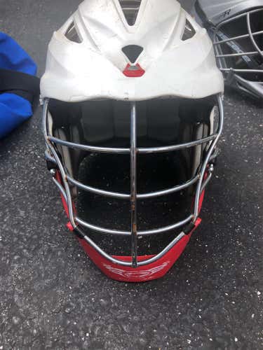 White Used Player's Cascade Pro7 Helmet
