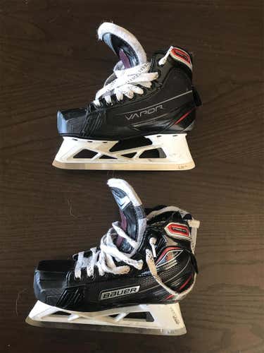 Used Bauer Vapor X700 Regular Width Size 3 Hockey Goalie Skates