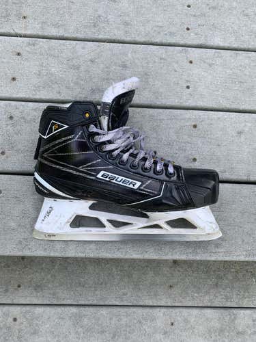 Senior Used Bauer Supreme 1S Hockey Goalie Skates Regular Width Size 9