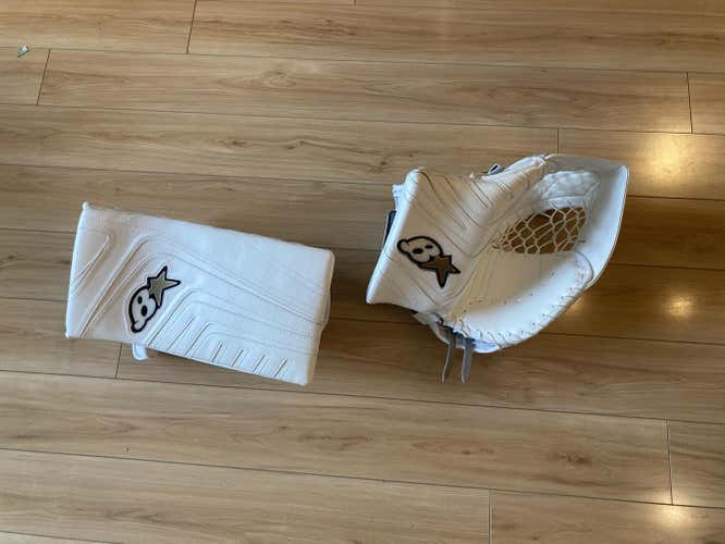 Senior Used Brian's Optik 9.0 glove and blocker regular