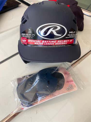 Blue New 6 3/4 Rawlings R16 Batting Helmet