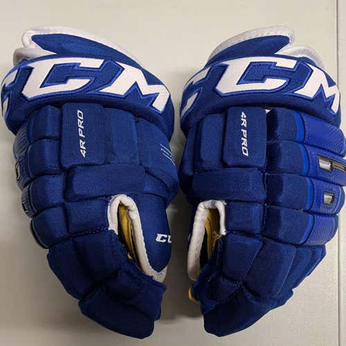 Like New Blue CCM 4 Roll Pro Glove