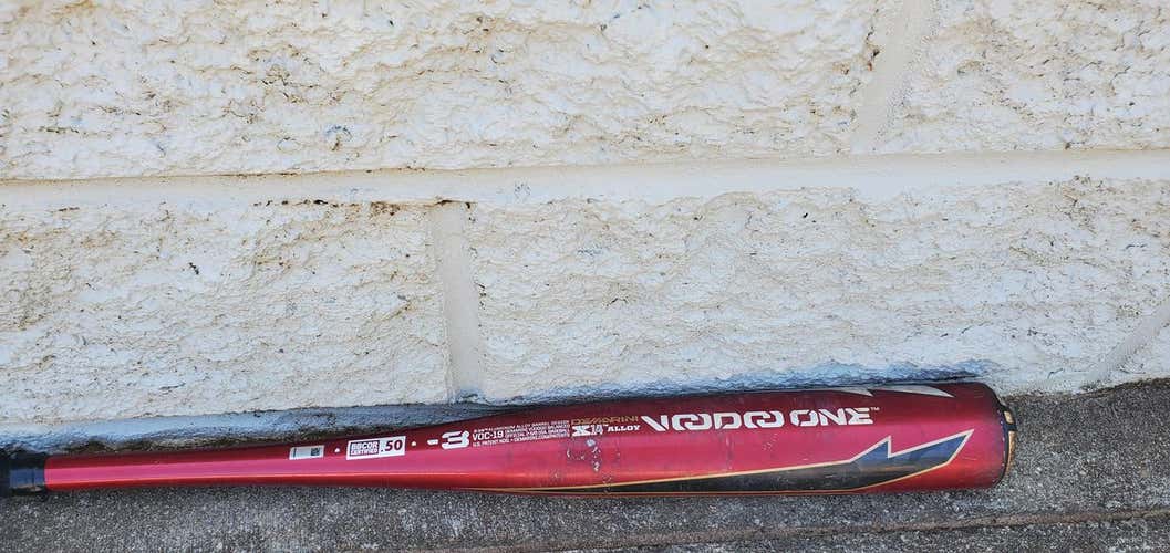 Used High School/College 2019 BBCOR Certified DeMarini Alloy Voodoo One Bat (-3) 30 oz 33"