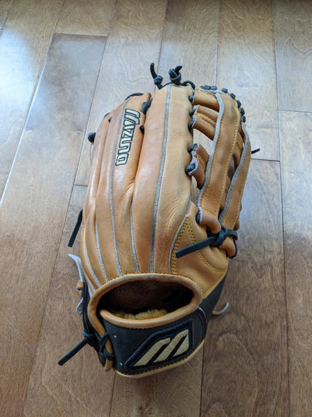 Used Mizuno Right Hand Throw Pro Baseball Glove 13" GCP 86 very rare