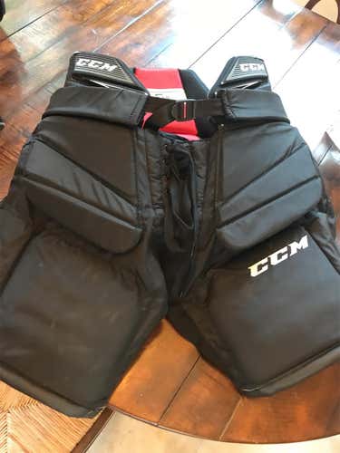 Black Used Medium CCM e2.9 Hockey Goalie Pants