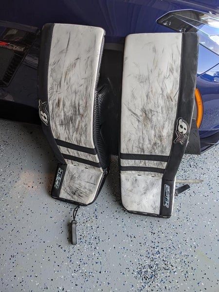 White Used Senior 34" Brian's Regular Optik Goalie Full Set 34+2