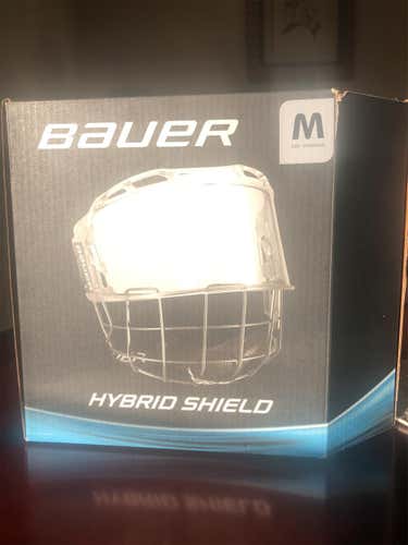 New Medium Bauer Hybrid Shield Full Cage