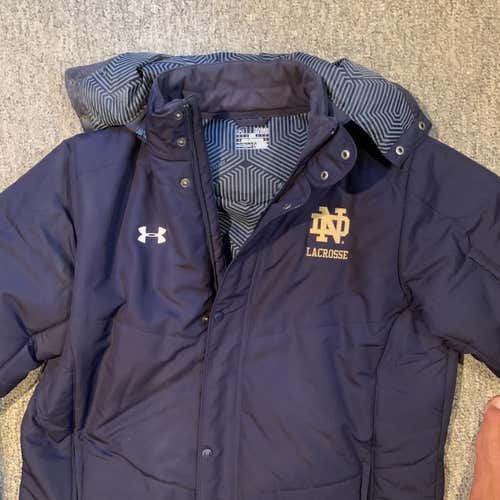 Notre Dame Lacrosse Team Issued Under Armour Parka