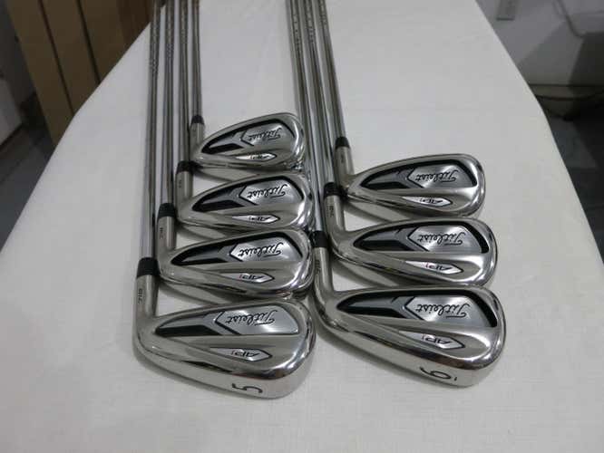 Titleist 718 AP1 Iron Set - 5-PW, AW- AMT Red R300 Regular Steel +1" Long - MINT