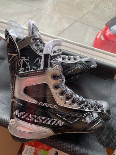 Used Senior Mission Inhaler NLS2 Inline Skates Extra Wide Width Size 6 BOOT ONLY PLEASE READ