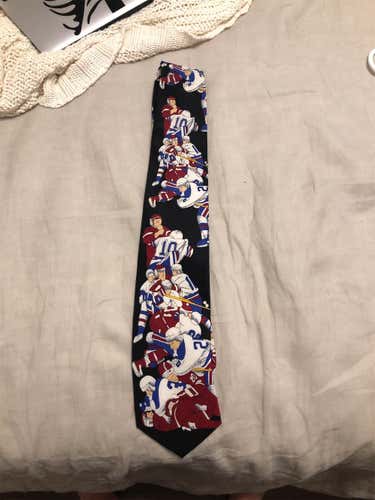 Black Hockey Tie