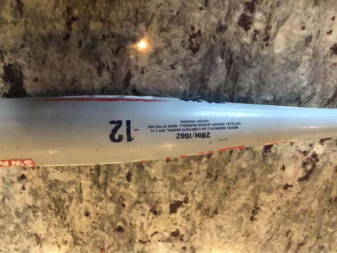 Used Kid Pitch (9YO-13YO) USSSA Certified Dirty South Composite Dirty South Swag Bat (-12) 16 oz 28"