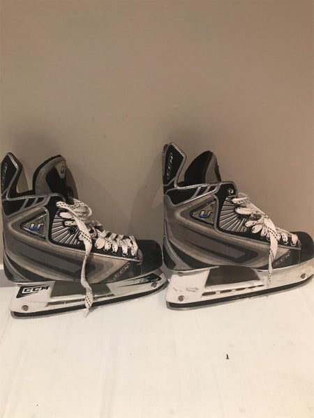 Used CCM U+ Pro Wide Width Size 8.5 Hockey Skates
