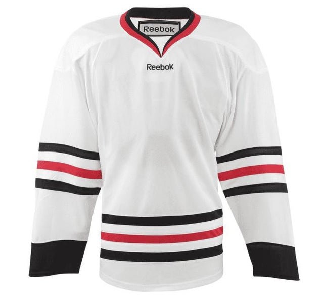 Chicago Reebok Edge Away White Jersey Uncrested Blank Large L