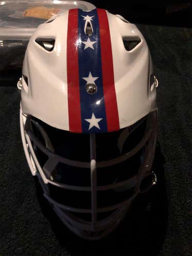 White Used Warrior Evo Helmet