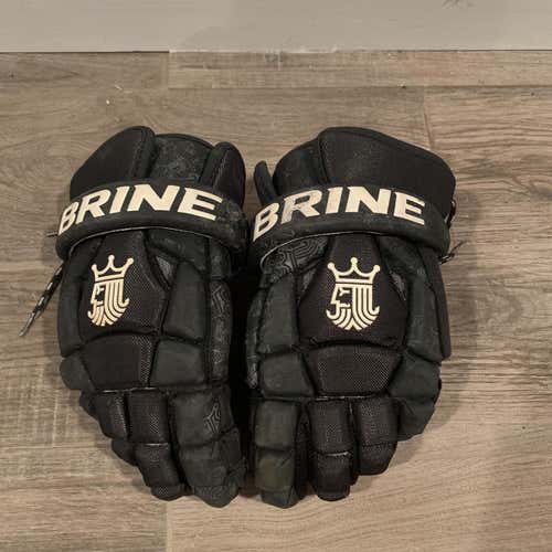 Brine King Superlight 2 Lacrosse Gloves 13 Inch Black