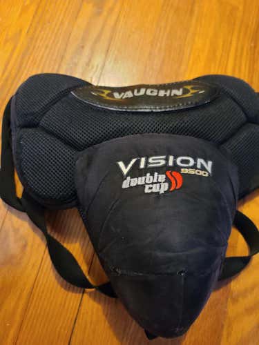 Well worn Vaughn double cup jock