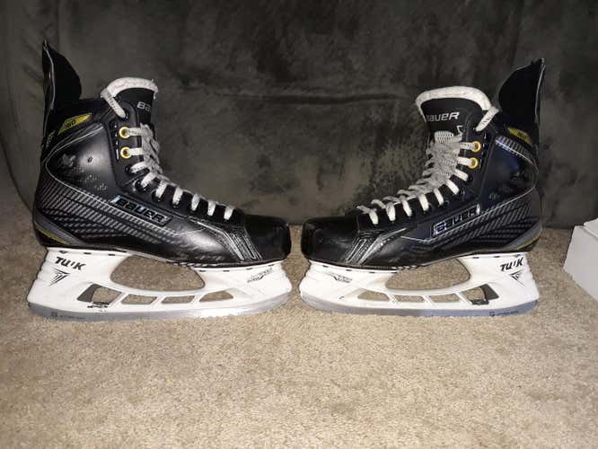 Senior Used Bauer Supreme 160 Hockey Skates Size 8.5