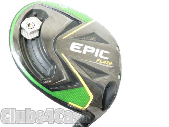Callaway Epic Flash Driver 9* Fujikura Pro 72 Stiff Flex NO Cover  JUNIOR